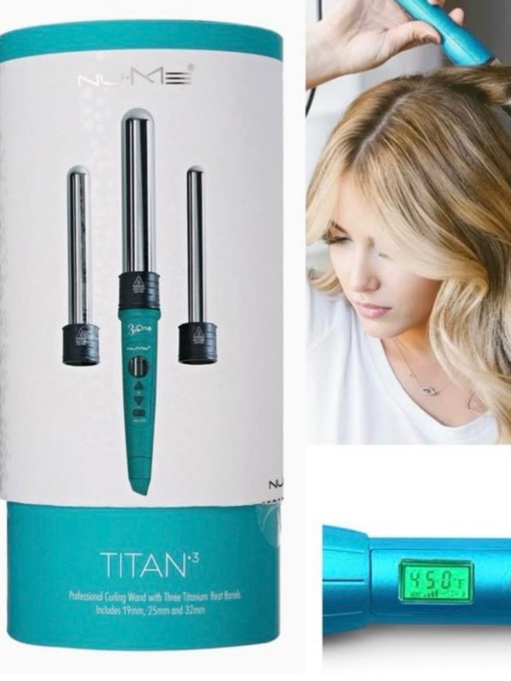 NuMe 3-in-1 Curling Wand